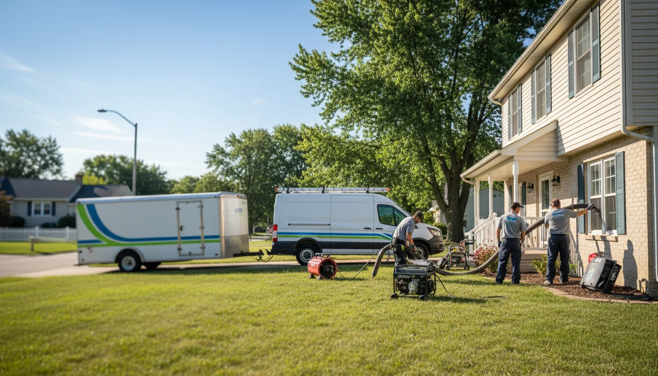 Flooded Basement Restoration And Cleanup With Repair in Emmett, KS near me